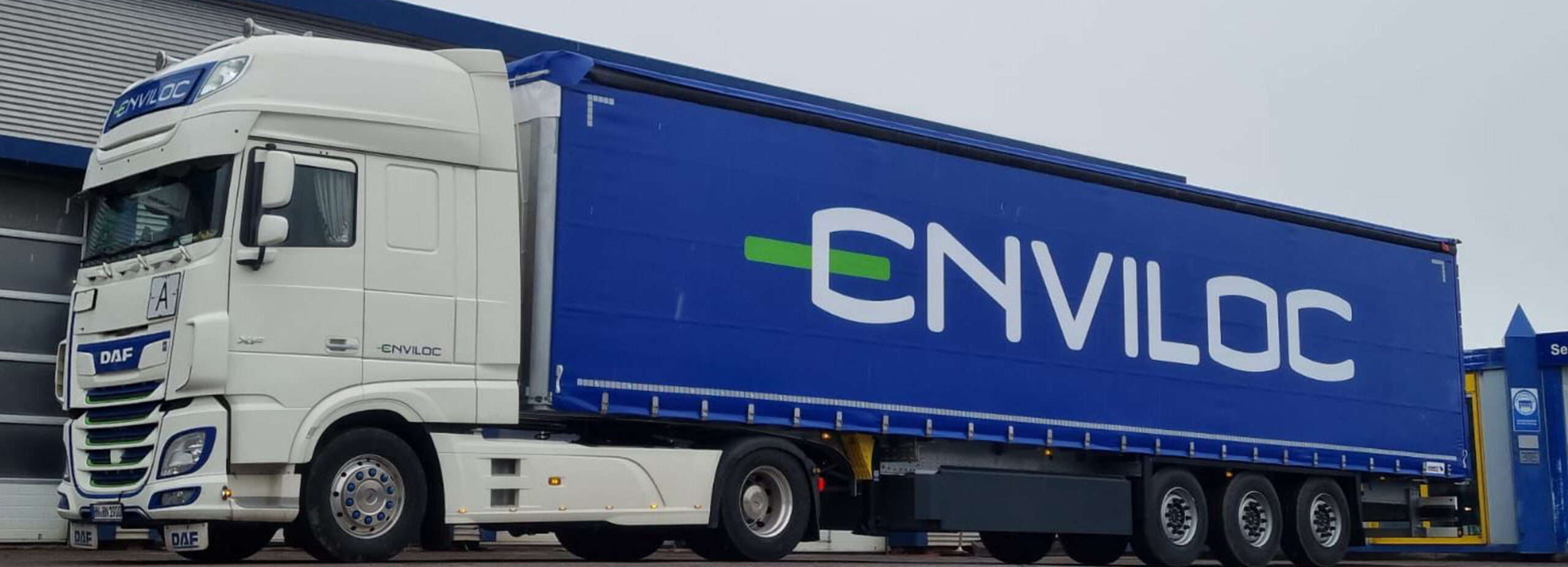 enviloc lkw mit auflieger