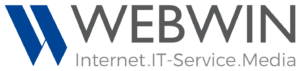 Impressum webwin logo blau 300x71